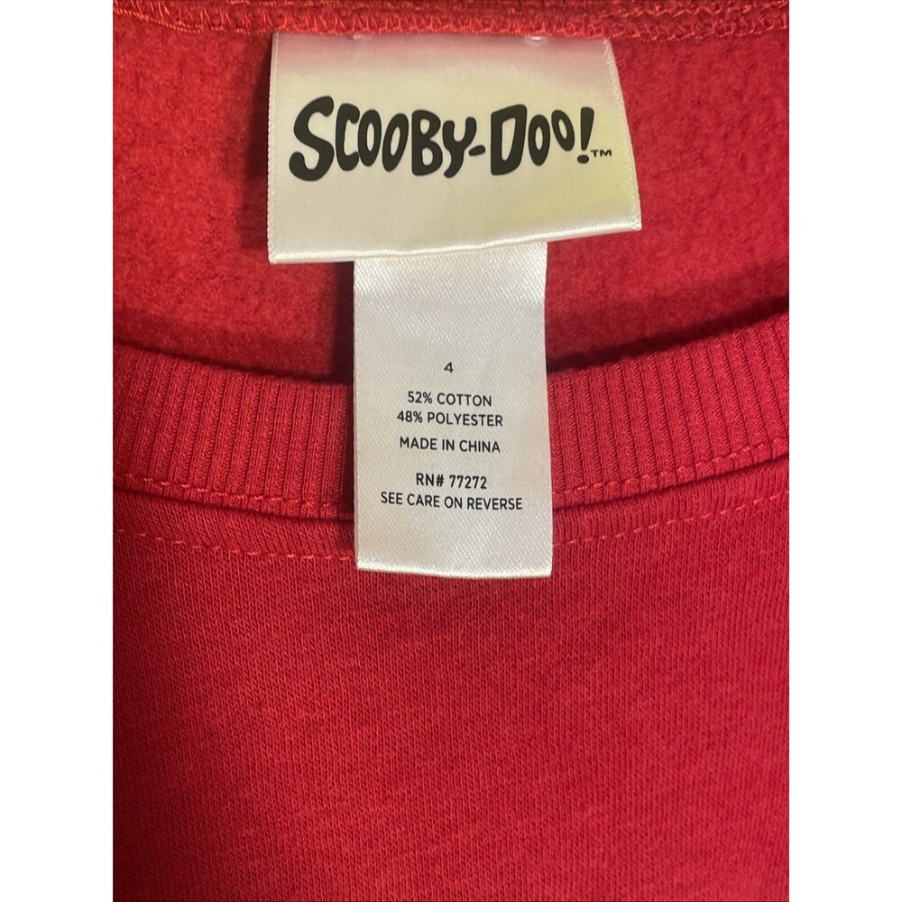 Scooby Doo Classic Fit Cozy Fleece Crew Sweatshirt - Picture 2 of 3